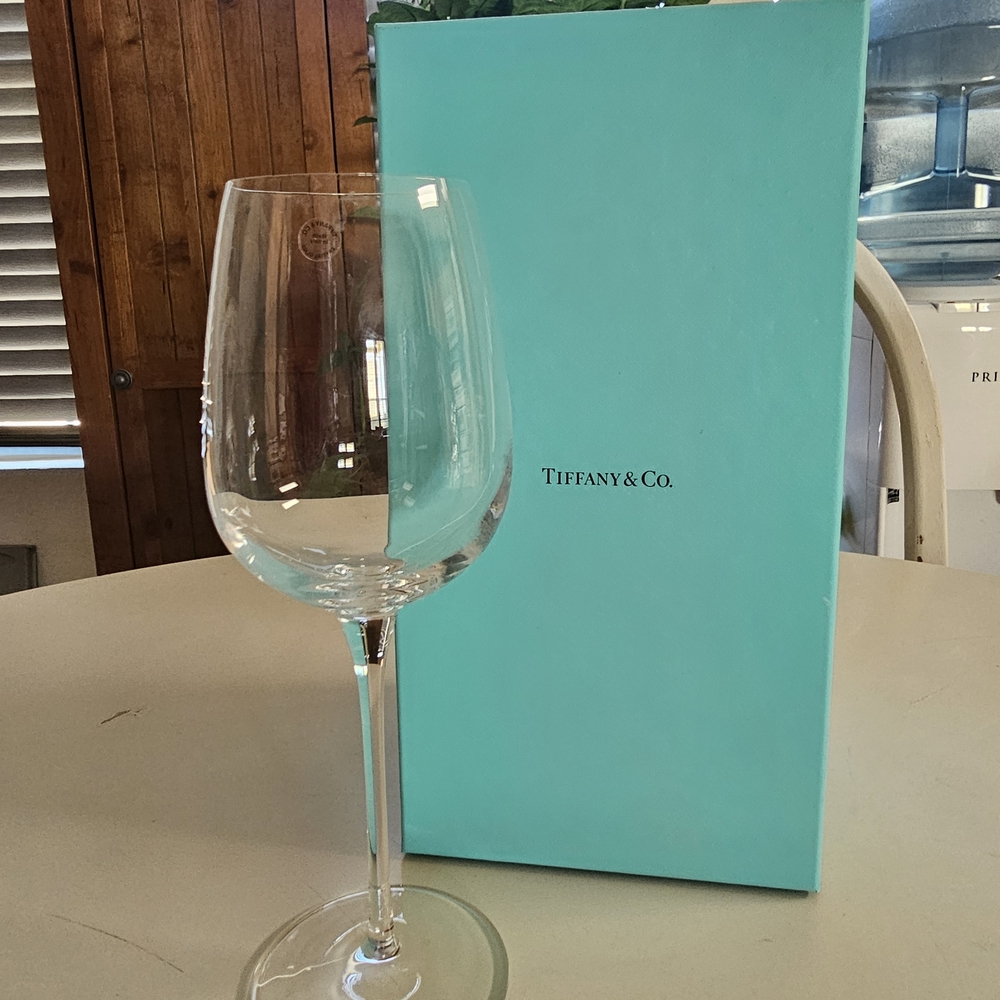 Tiffany & Co. Wine Glass with Box
